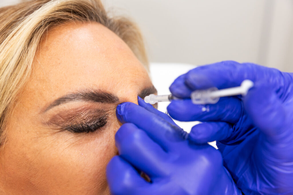 Injectable treatment being prepared at Balanced Bodies in Marietta, Georgia
